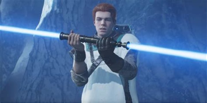 Does cal get a double bladed lightsaber?