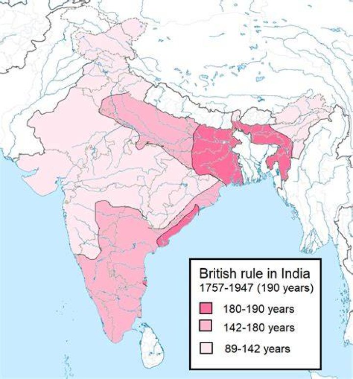 How british rule over india?