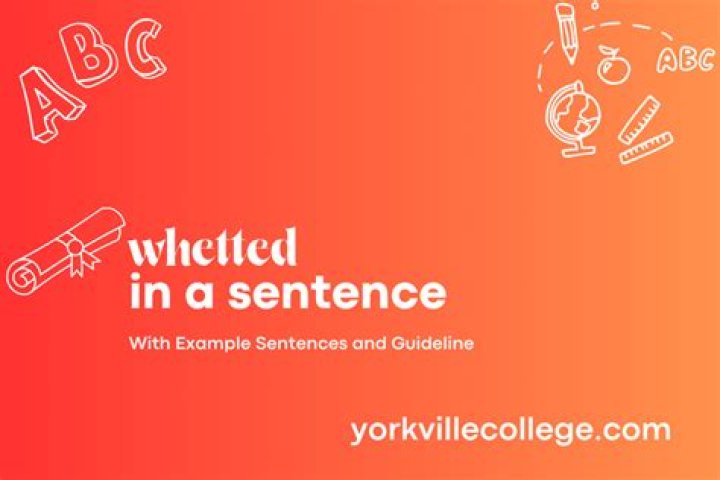 How to use whetted in a sentence?