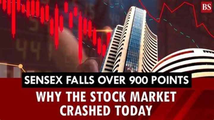 Why sensex crashed today?