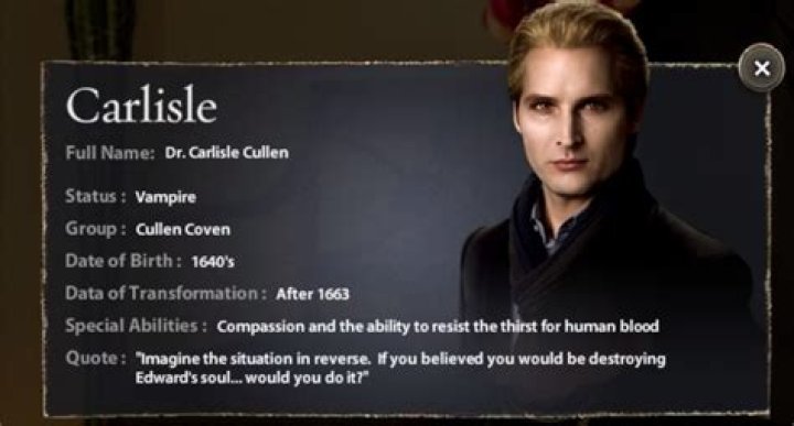 Why was carlisle turned into a vampire?